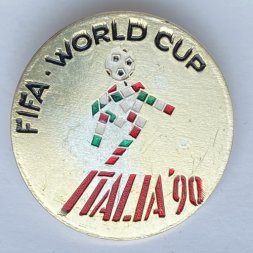 Значок. Футбол. ЧМ 1990 ФИФА Италия