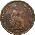Великобритания 1 фартинг 1828 год