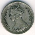 Гонконг 10 центов 1891 год