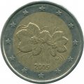 Финляндия 2 евро 2005 год - Морошка