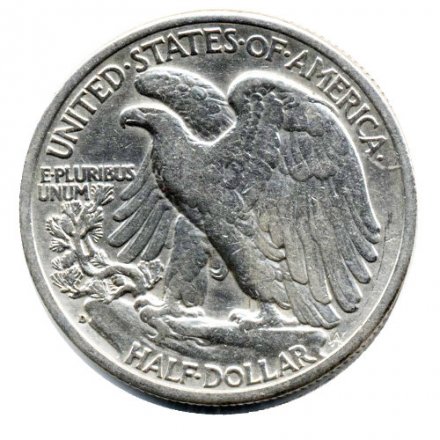 США 1/2 доллара 1943 год - &quot;D&quot; (Денвер)