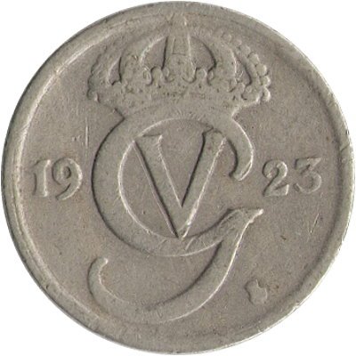 Швеция 10 эре 1923 год
