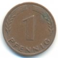 ФРГ 1 пфенниг 1968 год (F)