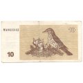 Литва 10 талонов 1992 год - VF
