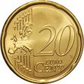 Италия 20 евроцентов 2011 год UNC