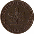 ФРГ 2 пфеннига 1962 год (J)