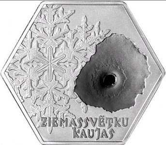 Латвия 5 евро 2016 год - 100 лет Митавской операции