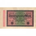 Германия (Веймарская Республика) 20000 марок 1923 год - Водяной знак - сетка с восьмёркой - VF-XF