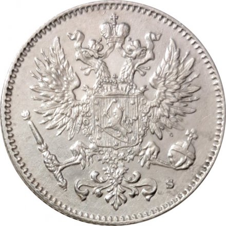 Финляндия 50 пенни 1915 год - XF+