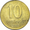 Аргентина 10 сентаво 2010 год