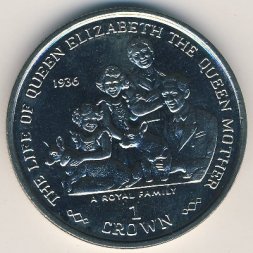 Гибралтар 1 крона 1999 год