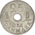Дания 25 эре 1969 год - Король Фредерик IX