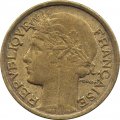 Франция 2 франка 1941 год (Al-Br)