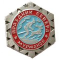 Значок Мурманск. Праздник Севера. Лыжи