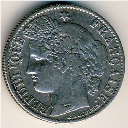 Франция 50 сантимов 1895 год