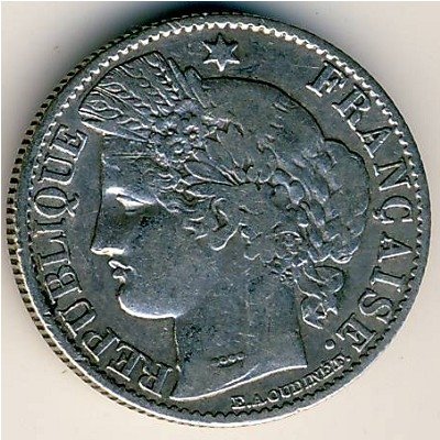 Франция 50 сантимов 1895 год