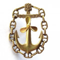 Знак ВМФ &quot;Старший механик&quot; РФ (тип 2)
