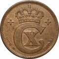 Дания 2 эре 1920 год - Король Кристиан X