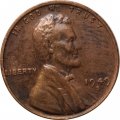 США 1 цент 1949 год - Wheat Penny, Линкольн (S)
