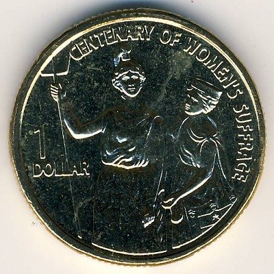 Австралия 1 доллар 2003 год - 100-летие женского избирательного права
