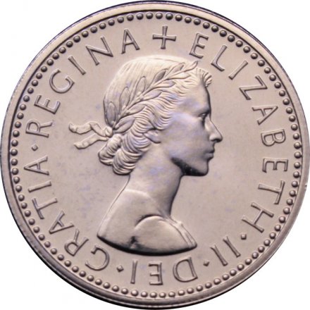 Великобритания 6 пенсов 1970 год 