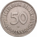 ФРГ 50 пфеннигов 1968 год (G)