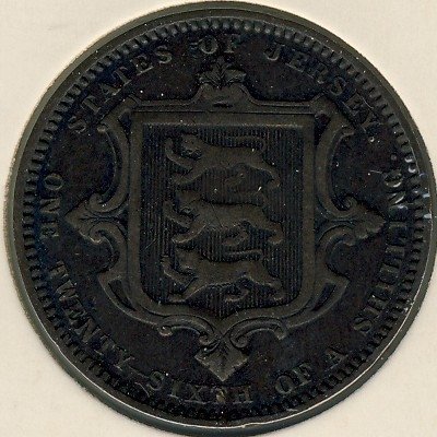 Джерси 1/26 шиллинга 1871 год