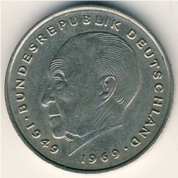 ФРГ 2 марки 1978 год