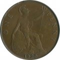 Великобритания 1 пенни 1920 год