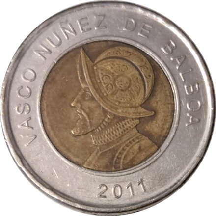 Панама 1 бальбоа 2011 год - Васко Нуньес де Бальбоа