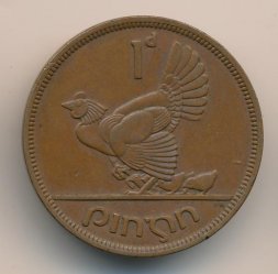 Ирландия 1 пенни 1949 год