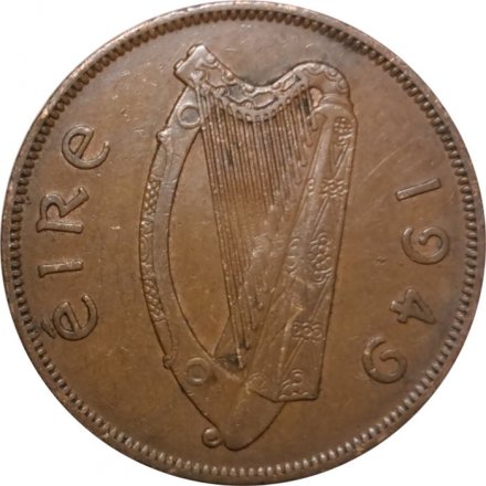 Ирландия 1 пенни 1949 год