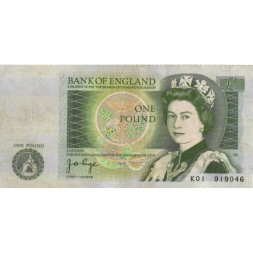 Великобритания 1 фунт 1978 год - Королева Елизавета II. Сэр Исаак Ньютон - VF