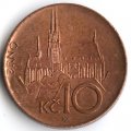 Чехия 10 крон 2013 год