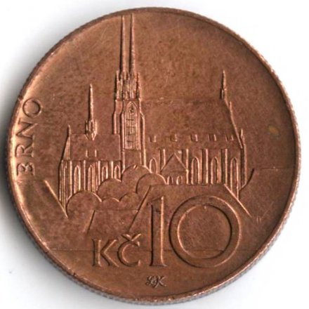 Чехия 10 крон 2013 год
