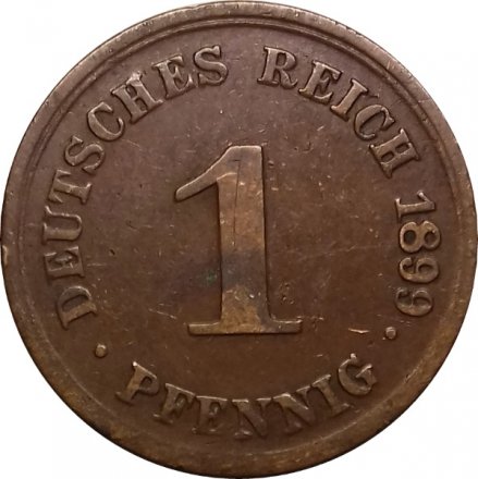 Германия 1 пфенниг 1899 год (G)