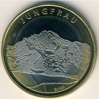 Швейцария 10 франков 2005 год