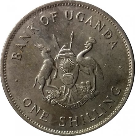 Уганда 1 шиллинг 1976 год