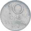 Швеция 10 эре 1972 год - Король Густав VI Адольф