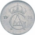 Швеция 10 эре 1972 год - Король Густав VI Адольф