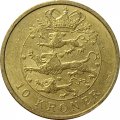 Дания 10 крон 2004 год - Королева Маргрете II