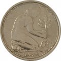 ФРГ 50 пфеннигов 1976 год (G)