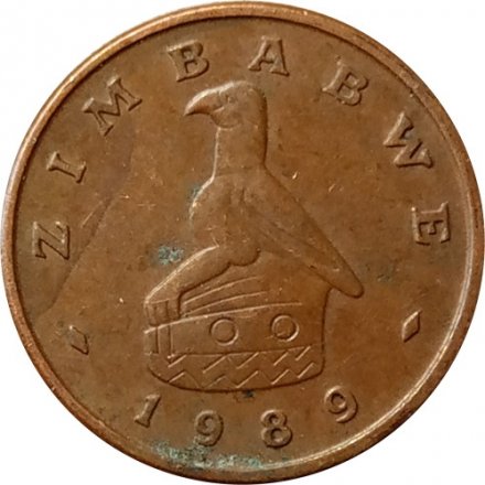 Зимбабве 1 цент 1989 год