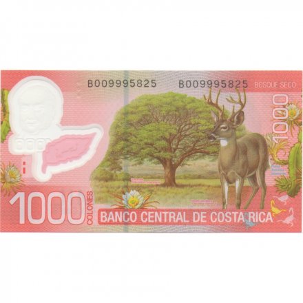 Коста-Рика 1000 колонов 2013 год - UNC