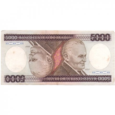 Бразилия 5000 крузейро 1984 год - VF