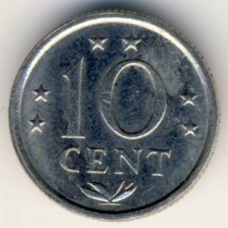 Антильские острова 10 центов 1981 год
