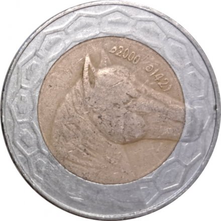 Алжир 100 динаров 2000 год