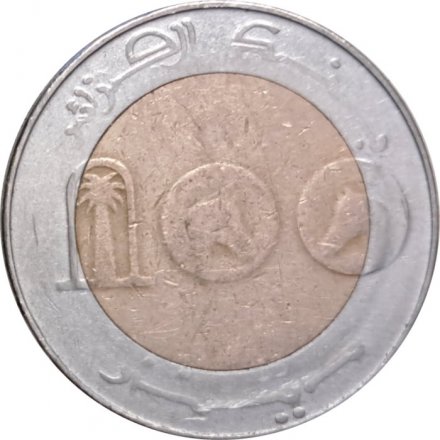 Алжир 100 динаров 2000 год