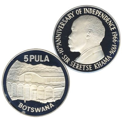 Ботсвана 5 пул 1976 год