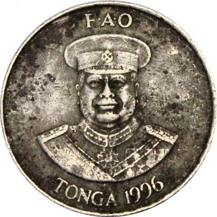 Тонга 20 сенити 1996 год